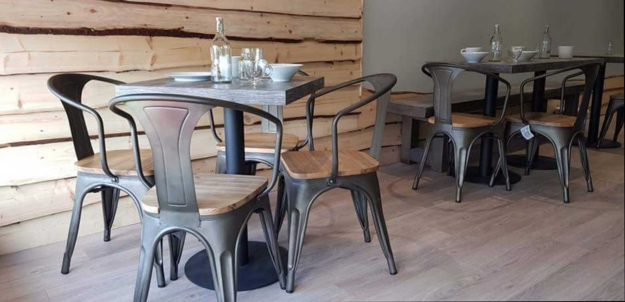 Bundles of treated timber